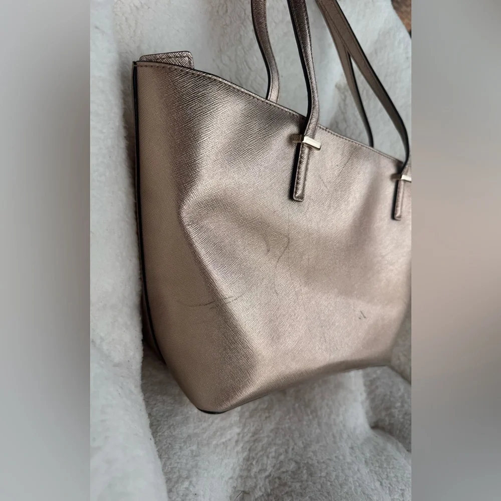 Kate Spade New York Cedar Street Mini Harmony Leather Tote, gold rose color - Picture 7 of 16